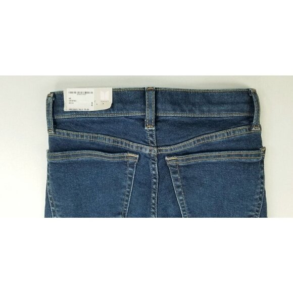 Topshop Moto Size 25X28 Women's Jamie High Waisted Ankle Grazer Blue Denim Jeans - Picture 10 of 15